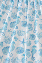 Load image into Gallery viewer, Marine creature print woman dress