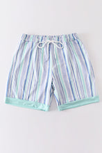 Load image into Gallery viewer, Blue stripe men swim trunks