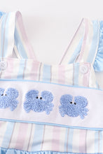 Load image into Gallery viewer, Crab french knot stripe girl swimsuit