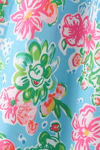 Load image into Gallery viewer, Pink floral character print mom dress