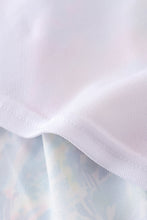 Load image into Gallery viewer, Mint rainbow splash dad swim trunks