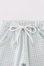 Load image into Gallery viewer, Green puppy embroidery boy set