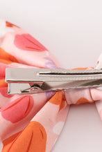 Load image into Gallery viewer, Pumpkin floral print 1pc hair bow