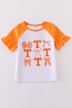 Load image into Gallery viewer, Tennessee bow print girl top