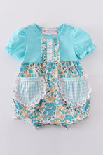 Load image into Gallery viewer, Blue aqua meadow girl bubble