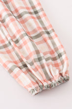 Load image into Gallery viewer, Green watercolor plaid mom&me dress