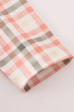 Load image into Gallery viewer, Green watercolor plaid mom&me dress