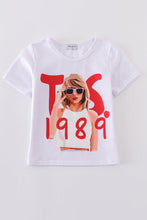 Load image into Gallery viewer, White music fan print mom&me top