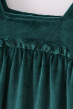 Load image into Gallery viewer, Forest velvet mom&me dress