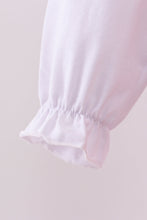 Load image into Gallery viewer, Red tree embroidery plaid ruffle jumpsuit set