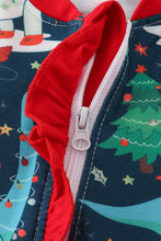 Load image into Gallery viewer, Green dinosaur print ruffle romper