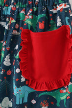 Load image into Gallery viewer, Green dinosaur print mom pajamas pants