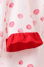 Load image into Gallery viewer, Red polka dot character applique pants set