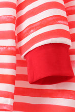 Load image into Gallery viewer, Red stripe character applique pants set