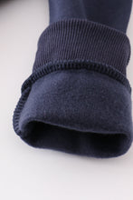 Load image into Gallery viewer, Navy thankful fleece mom&me sweatshirt