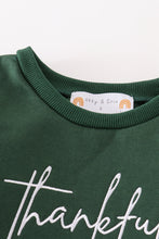 Load image into Gallery viewer, Forest thankful fleece mom&me sweatshirt