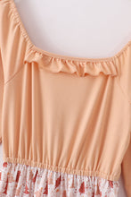 Load image into Gallery viewer, Khaki christmas tree applique women dress