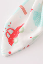 Load image into Gallery viewer, Christmas tree car print hair sailor bow