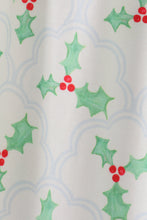Load image into Gallery viewer, Green christmas holly print men pajamas pants