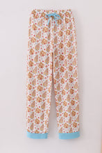 Load image into Gallery viewer, Christmas gingerbread house print men pajamas pants