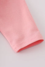 Load image into Gallery viewer, Pink believe embroidery ruffle romper