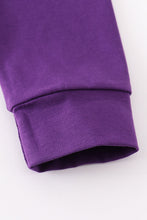 Load image into Gallery viewer, Puprle go tigers embroidery boy top