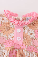 Load image into Gallery viewer, Retro Floral ruffle girl bubble