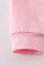 Load image into Gallery viewer, Pink valentine's day love french knot mom&me top