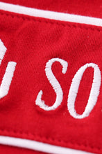Load image into Gallery viewer, Red sooners embroidery boy bubble