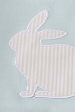 Load image into Gallery viewer, Blue easter bunny applique boy set