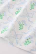 Load image into Gallery viewer, Green leaves bow print mom&me dress