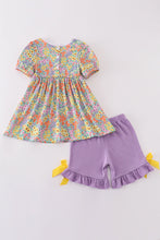 Load image into Gallery viewer, Easter floral bunny egg embroidery girl set