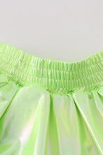 Load image into Gallery viewer, Chartreuse girl ruffle laser skorts
