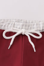 Load image into Gallery viewer, Maroon elephant embroidery swim trunks