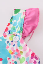 Load image into Gallery viewer, Rainbow garden print one-piece swimsuit