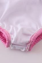 Load image into Gallery viewer, Blushing rose garden print girl 2pc swimsuit