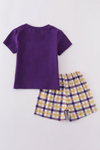 Load image into Gallery viewer, Purple gold LSU applique set
