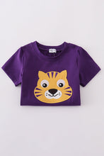 Load image into Gallery viewer, Purple gold LSU applique set