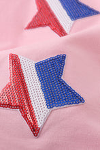 Load image into Gallery viewer, Pink star sequin mom&me top