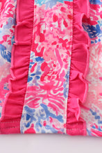 Load image into Gallery viewer, Pink coral reef ruffle bloomer set