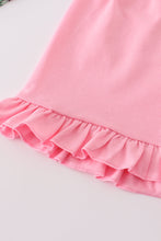 Load image into Gallery viewer, Vintage floral print ruffle shorts set