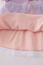 Load image into Gallery viewer, Purple princess embroidery ruffle dress