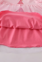 Load image into Gallery viewer, Pink princess embroidery ruffle dress