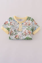 Load image into Gallery viewer, Yellow character print shorts set