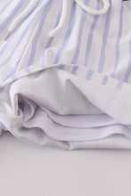 Load image into Gallery viewer, Blue stripe boy swim trunks UPF50+