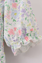 Load image into Gallery viewer, Floral print smocked mom dress