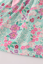 Load image into Gallery viewer, Green dream garden ruffle dress