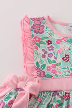 Load image into Gallery viewer, Green dream garden ruffle dress