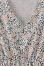 Load image into Gallery viewer, Fall floral print ruffle mom&me dress