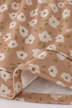 Load image into Gallery viewer, Mustard & mint floral print ruffle bloomer set